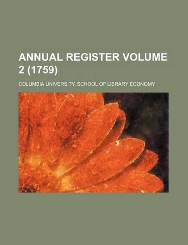 Annual Register Volume 2 (1759)