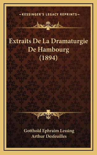 Extraits De La Dramaturgie De Hambourg (1894)