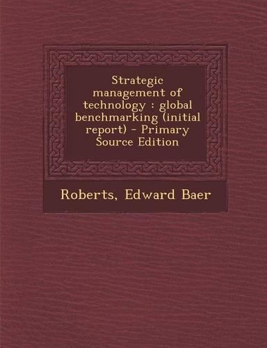 Strategic Management of Technology