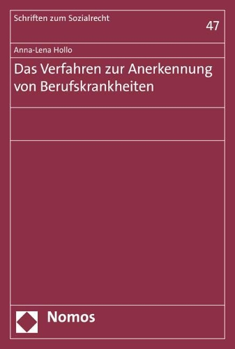 Das Verfahren Zur Anerkennung Von Berufskrankheiten