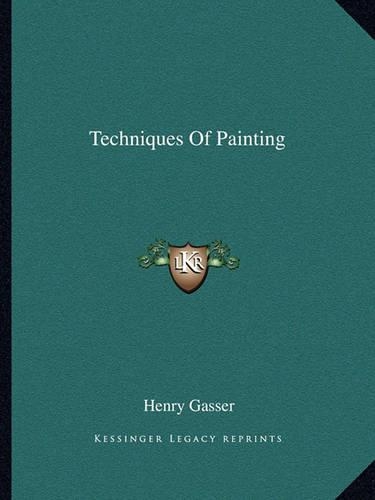 Techniques of Painting: (English)
