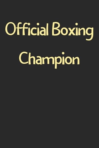 Official Boxing Champion