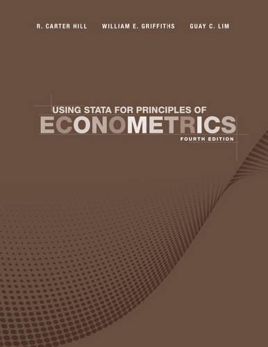 Using Stata for Principles of Econometrics