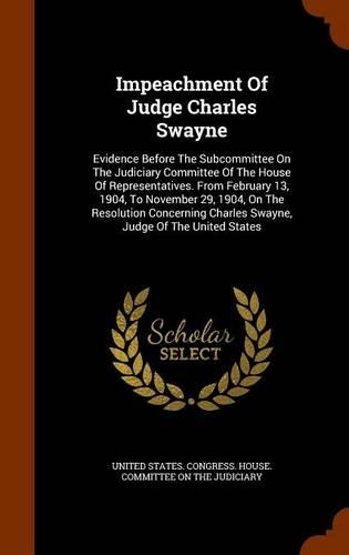 Impeachment Of Judge Charles Swayne