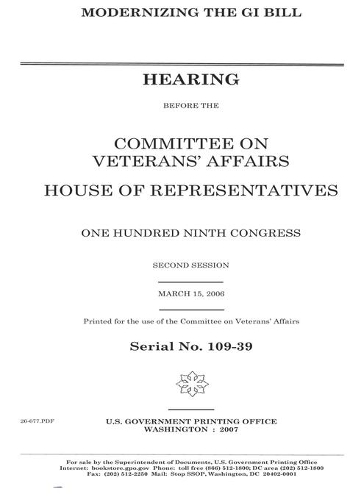 Modernizing the GI Bill