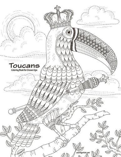 Toucans Coloring Book for Grown-Ups 1