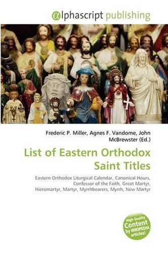 List of Eastern Orthodox Saint Titles