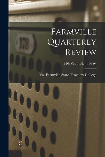 Farmville Quarterly Review; 1936