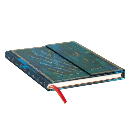 Verne, Twenty Thousand Leagues (Embellished Manuscripts Collection) Ultra Horizontal Dayplanner 2023 (Wrap Closure)