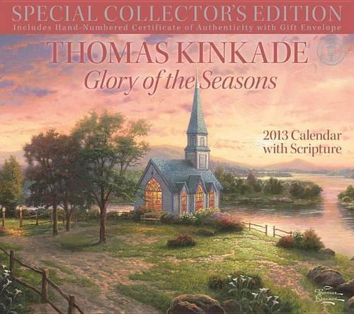 Thomas Kinkade Glory of the Seasons Calendar with Scripture