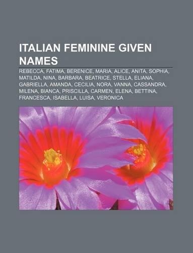 Italian Feminine Given Names