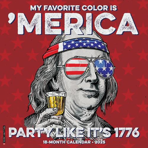 My Favorite Color Is 'Merica 2026 12 X 12 Wall Calendar