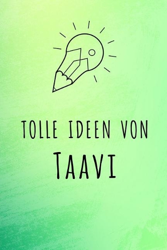 Tolle Ideen von Taavi: Unliniertes Notizbuch mit Rahmen für deinen Vornamen