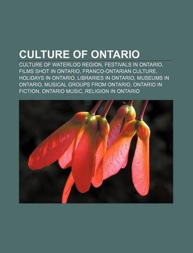 Culture of Ontario