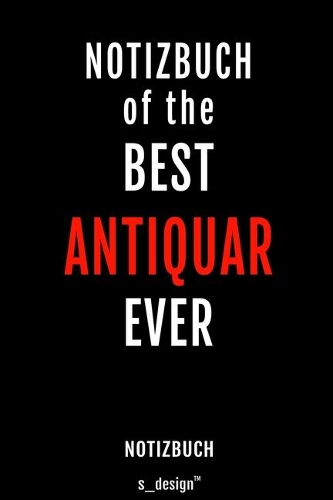 Notizbuch für Antiquar
