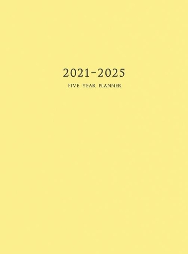 2021-2025 Five Year Planner