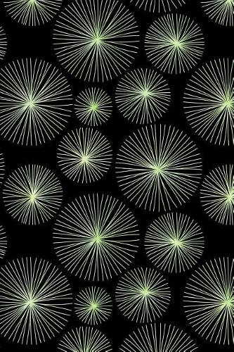 Bullet Journal Notebook Watercolor Dandelion Puff Balls Pattern 3