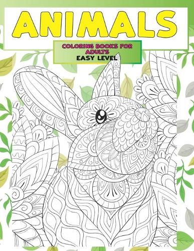 Coloring Books for Adults Easy Level - Animals