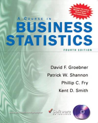 Course in Business Statistics with CD-ROM