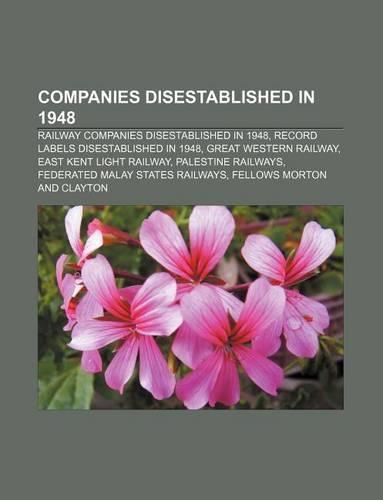 Companies Disestablished in 1948