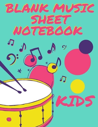 blank music sheet notebook kids