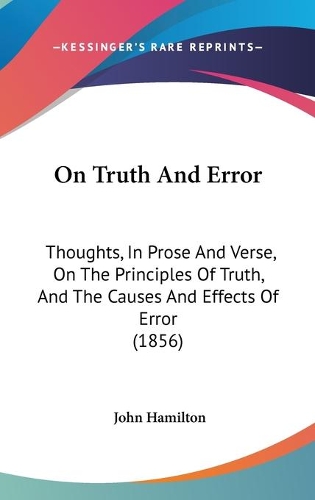 On Truth And Error
