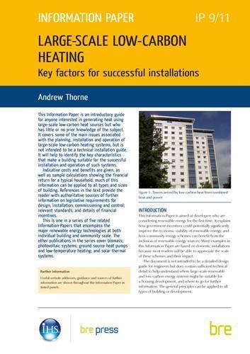 Large-scale Low-carbon Heating: Key Factors for Successful Installations