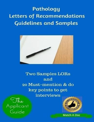 Pathology Letters of Recommendations Guidelines and Samples