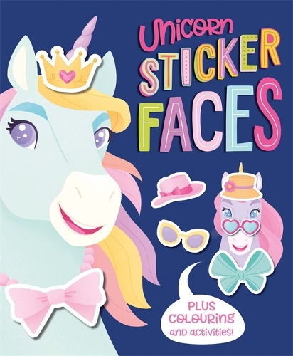 Unicorn Sticker Faces: (Create 25 fun faces!)
