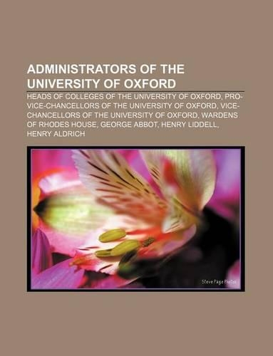 Administrators of the University of Oxford