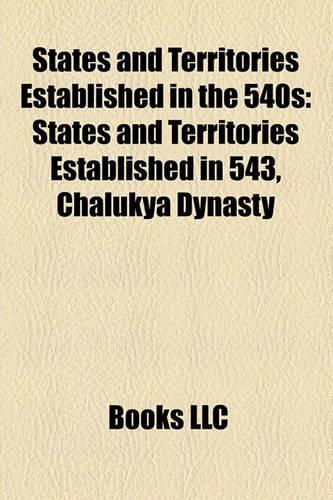 States and Territories Established in the 540s