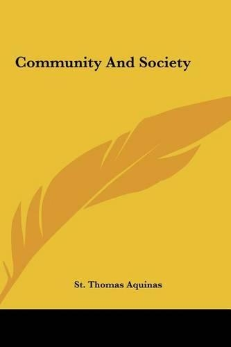 Community and Society