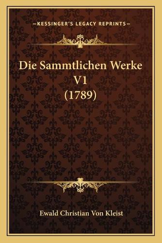 Die Sammtlichen Werke V1 (1789)