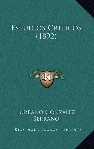 Estudios Criticos (1892)