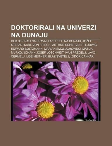 Doktorirali Na Univerzi Na Dunaju