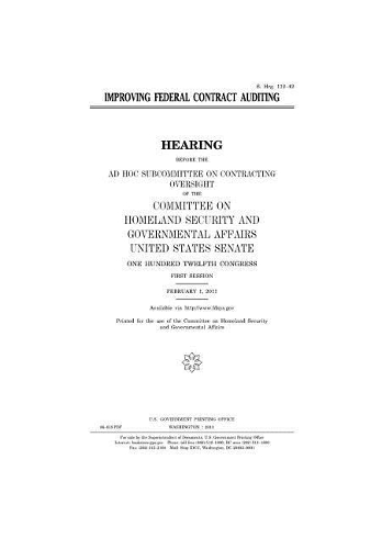 Improving Federal Contract Auditing