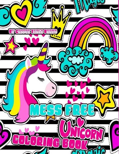 Unicorn Coloring Book Mess Free