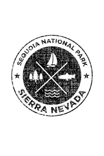 Sequoia National Park Sierra Nevada: Notebook For Camping Hiking Fishing and Skiing Fans. 6 x 9 Inch Soft Cover Notepad With 120 Pages Of College Ruled Paper For Note Taking.