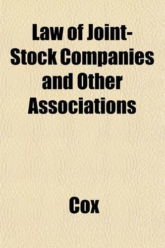 Law of Joint-Stock Companies and Other Associations