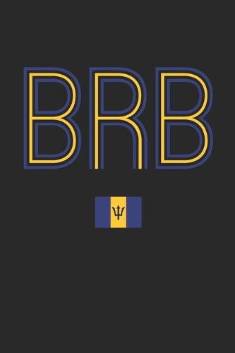 Vintage Barbados Notebook - Barbados Diary - Retro Barbadian Flag Journal - Barbados Gifts