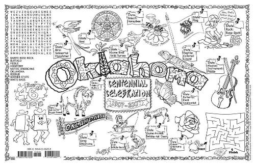 Oklahoma Symbols & Facts Funsheet - Pack of 30: (Oklahoma Experience)