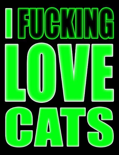 I Fucking Love Cats: You Could Rip Off All Your Clothes and Shout Your Feelings to the World...or...You Could Express Yourself with This Book That Can be Used as a Journ