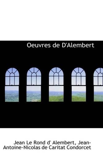 Oeuvres de D'Alembert: (English)