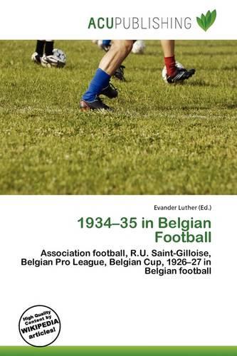 1934-35 in Belgian Football