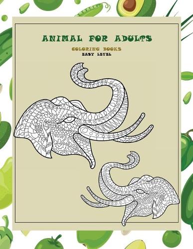 Coloring Books Animal for Adults - Easy Level