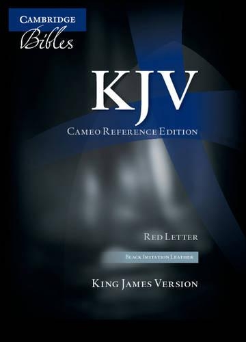 KJV Cameo Reference Bible, Black Imitation Leather, Red-letter Text, KJ452:XR Black Imitation Leather: (704)