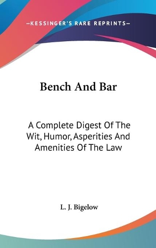Bench And Bar