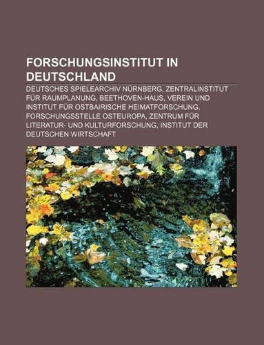 Forschungsinstitut in Deutschland