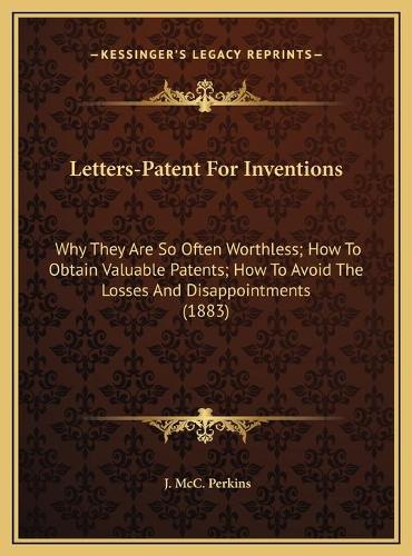 Letters-Patent For Inventions