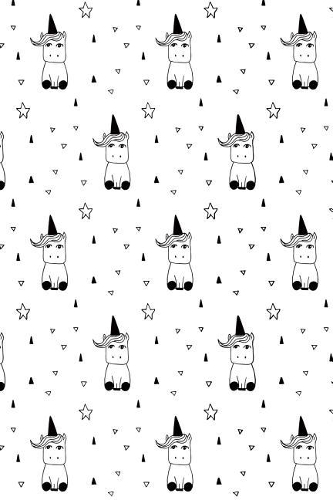 Bullet Journal Notebook Cute Little Unicorns Pattern 5